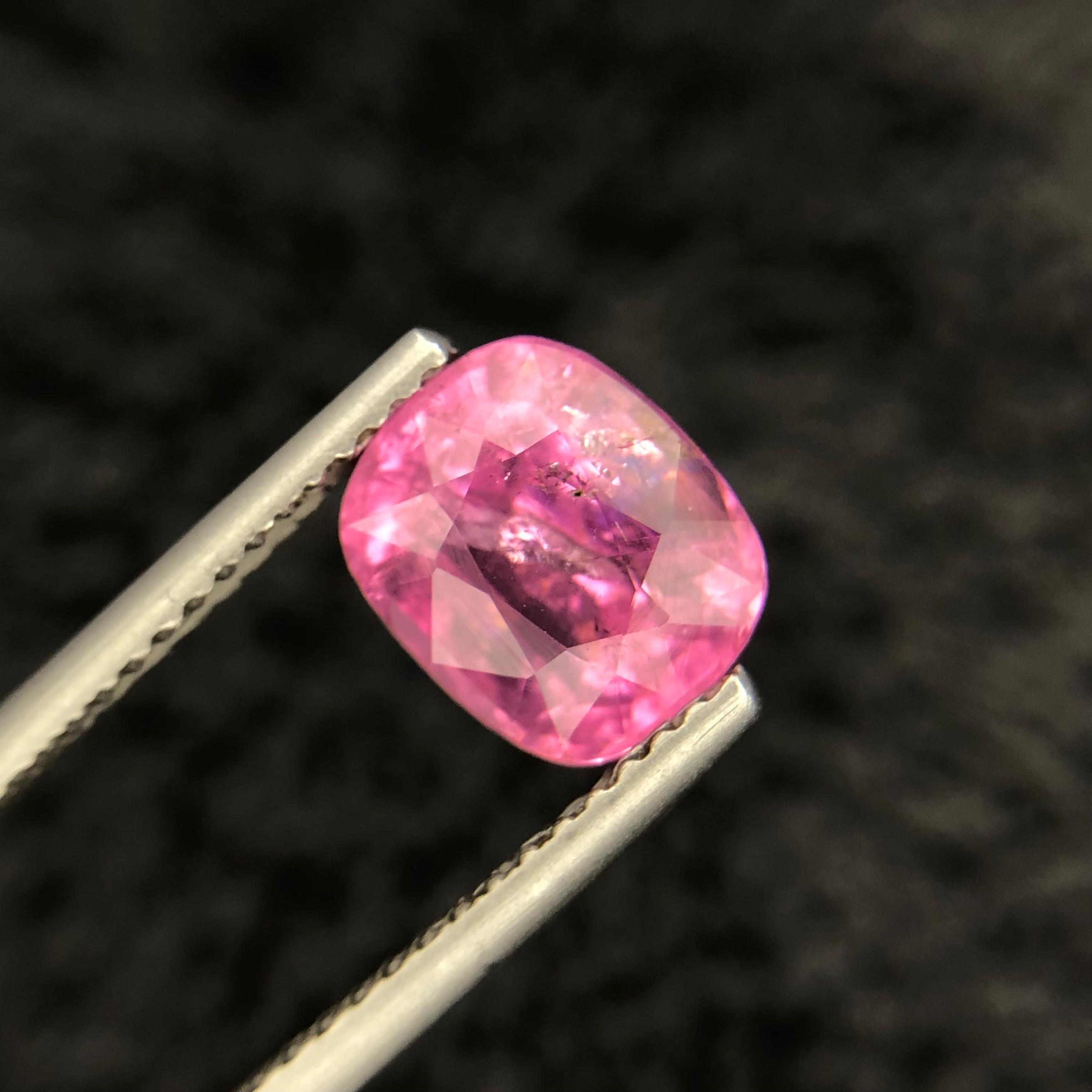 1.51 Carat Pink Tourmaline Gemstone, Afghanistan Origin