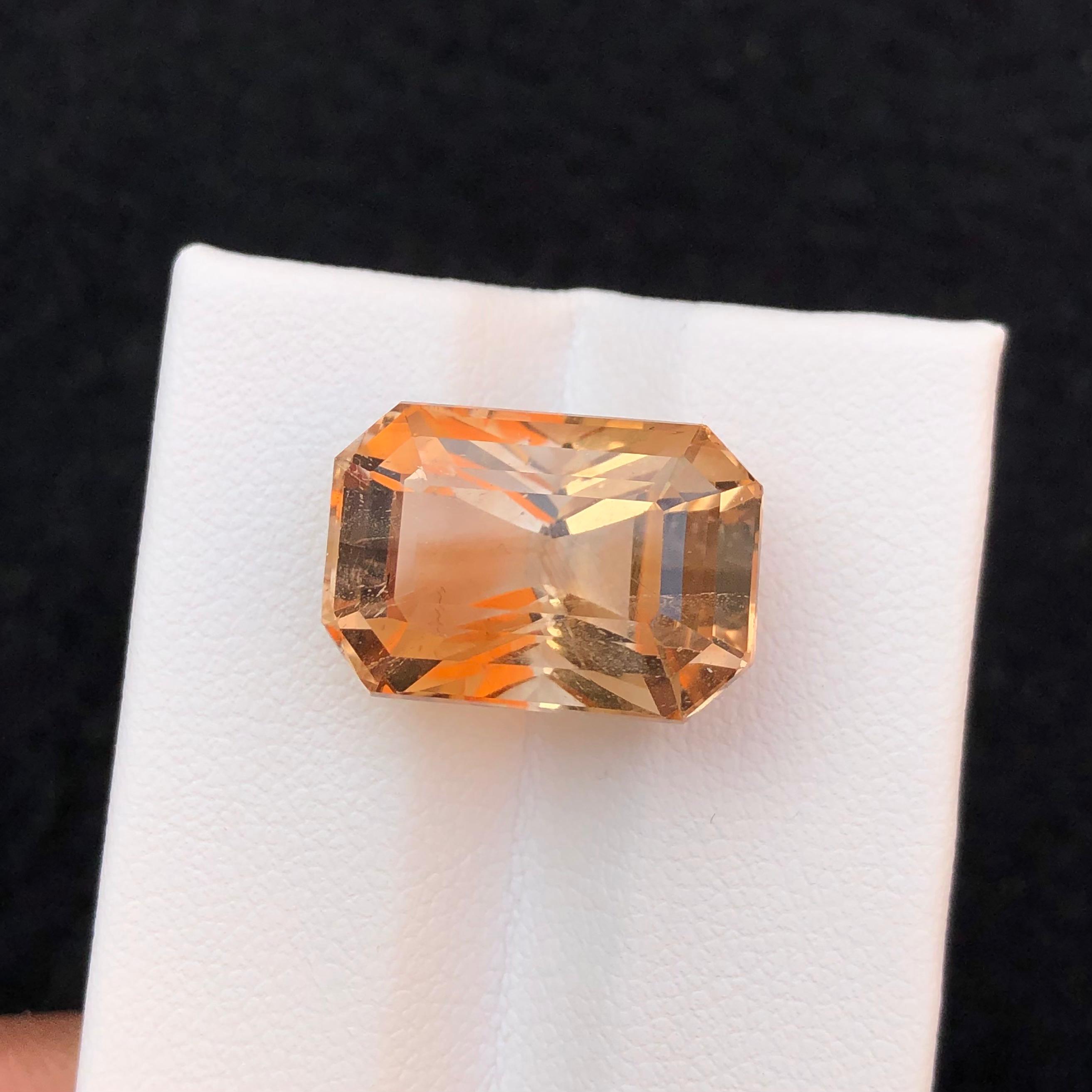 16.28 Carat Octagonal Topaz Gemstone, Pakistan Origin — view 3