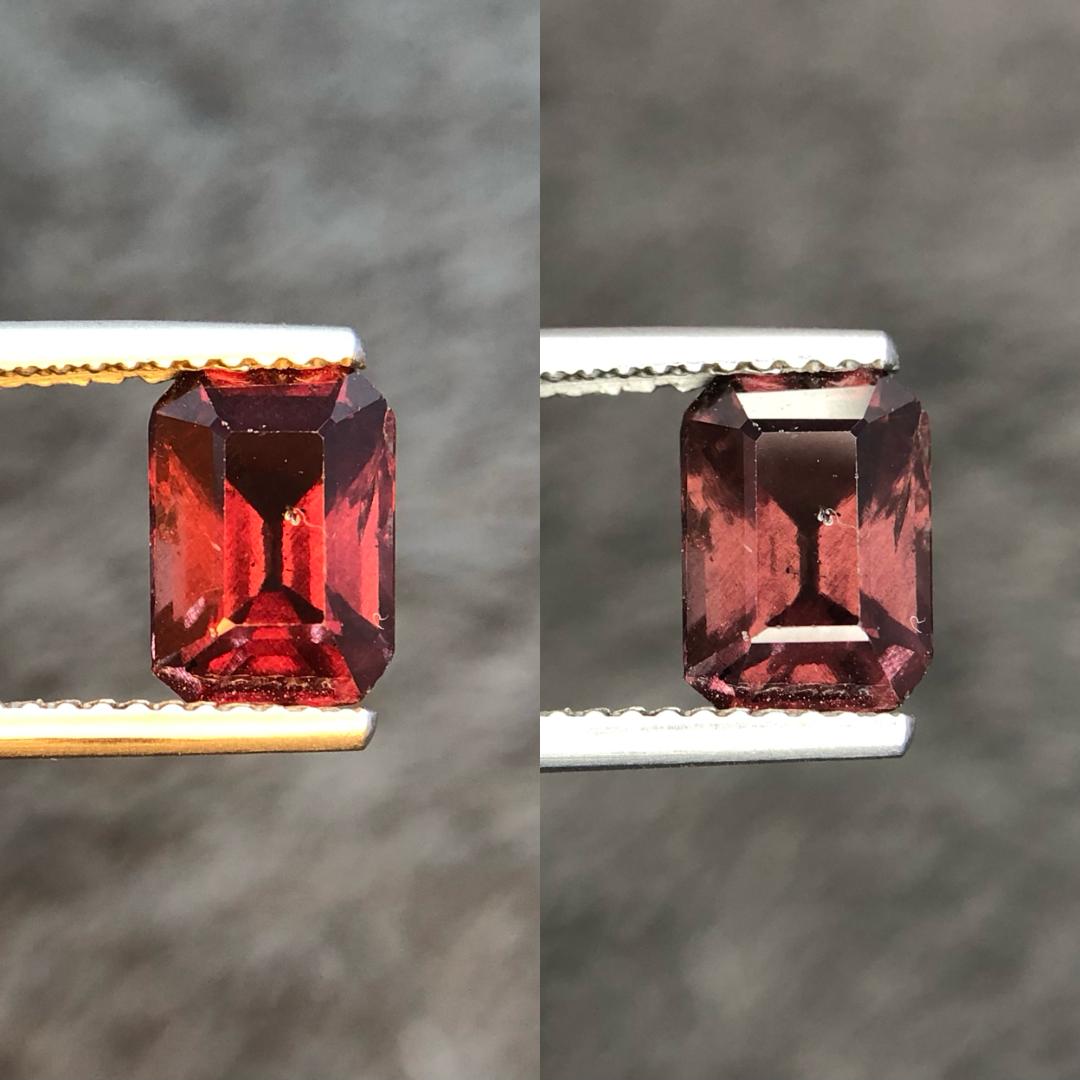 2.31 Carats Color Chang Garnet from Madagascar loose Gemstone — view 1