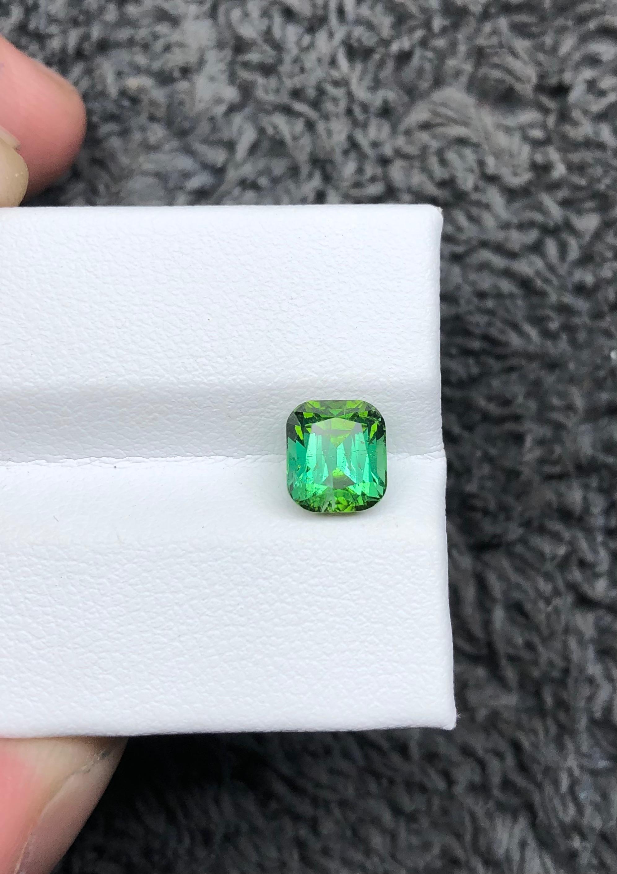 1.91 Carats Mint Green Tourmaline Loose Gemstone from Afghanistan — view 2