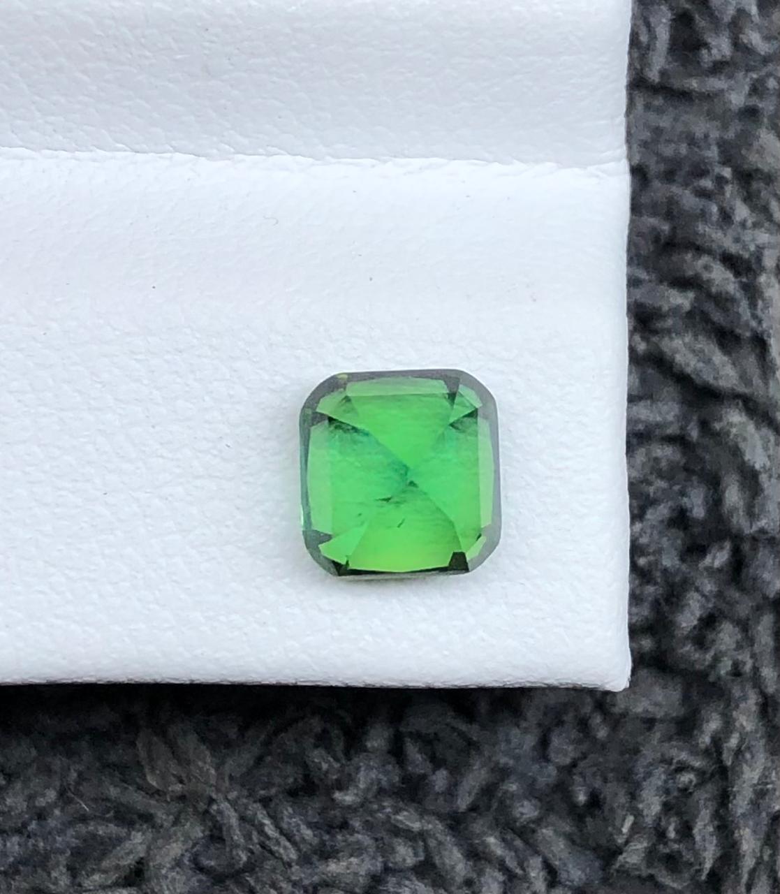 1.70 Carats Mint Green Tourmaline Loose Gemstone from Afghanistan